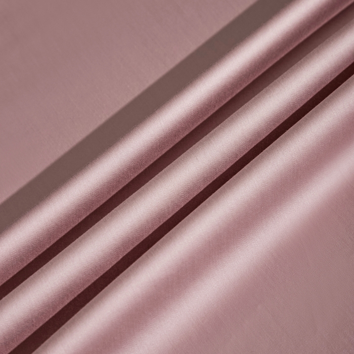 91家纺网 家纺一手货源 找家纺 凯森家纺 高端新疆100支长绒棉床单单件纯棉全棉单双人贡缎加厚被单三件套简约纯色床单床笠 床单-梦幻粉