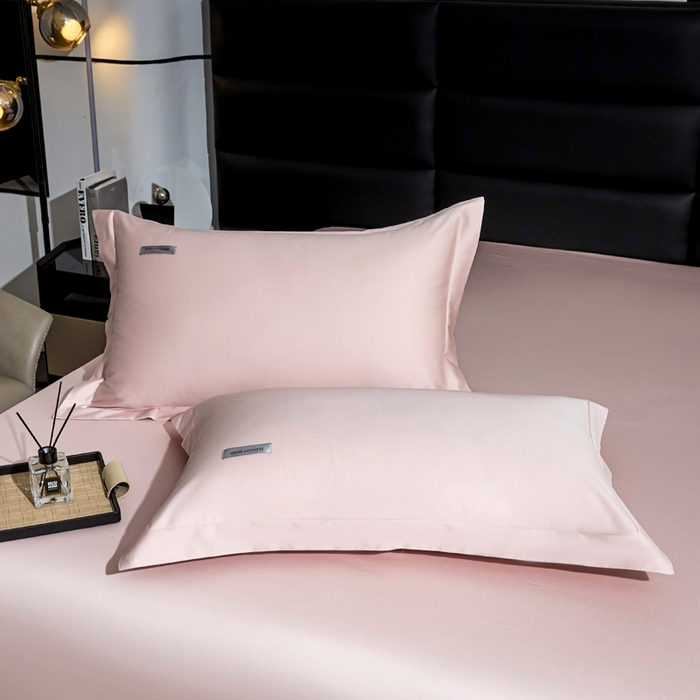 91家纺网 家纺一手货源 找家纺 凯森家纺 高端新疆100支长绒棉床单单件纯棉全棉单双人贡缎加厚被单三件套简约纯色床单床笠 床单-初荷