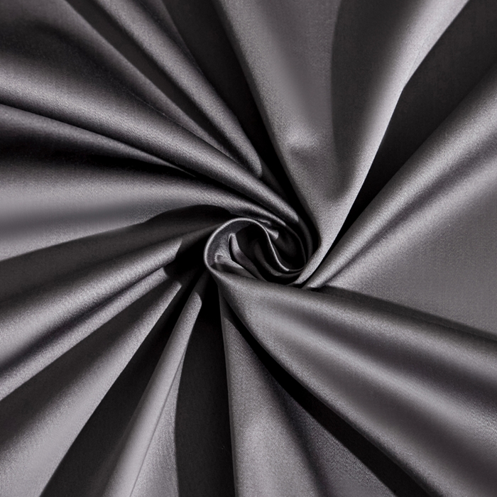 91家纺网 家纺一手货源 找家纺 凯森家纺 高端新疆100支长绒棉床单单件纯棉全棉单双人贡缎加厚被单三件套简约纯色床单床笠 床单-商务灰