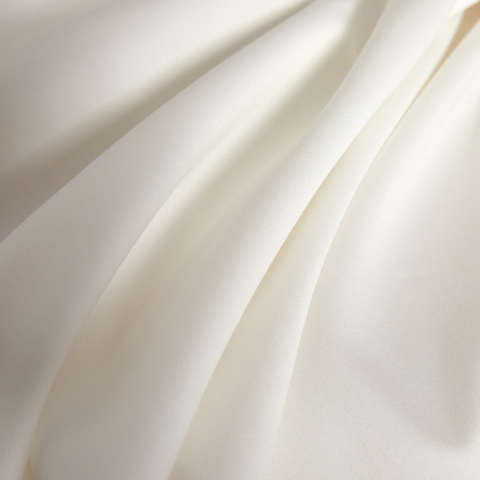 91家纺网 家纺一手货源 找家纺 凯森家纺 高端新疆100支长绒棉床单单件纯棉全棉单双人贡缎加厚被单三件套简约纯色床单床笠 床笠-月光白