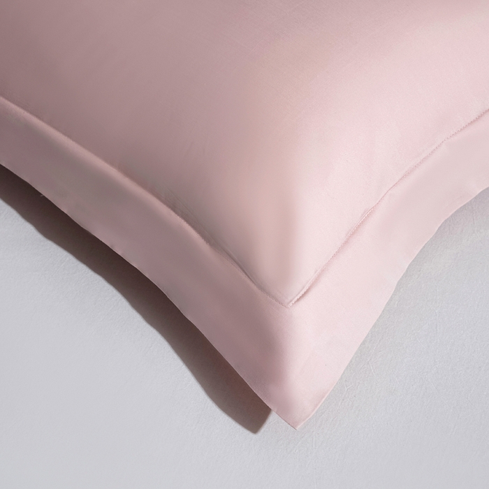 91家纺网 家纺一手货源 找家纺 （总）凯森家纺 100支长绒棉枕套一对装家用纯色枕头套全棉纯棉高级感贡缎枕芯套30x5040X60cm48x74单人