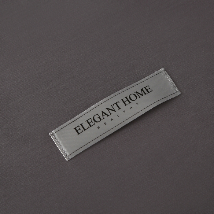 91家纺网 家纺一手货源 找家纺 凯森家纺 100支长绒棉枕套一对装家用纯色枕头套全棉纯棉高级感贡缎枕芯套30x5040X60cm48x74单人 商务灰