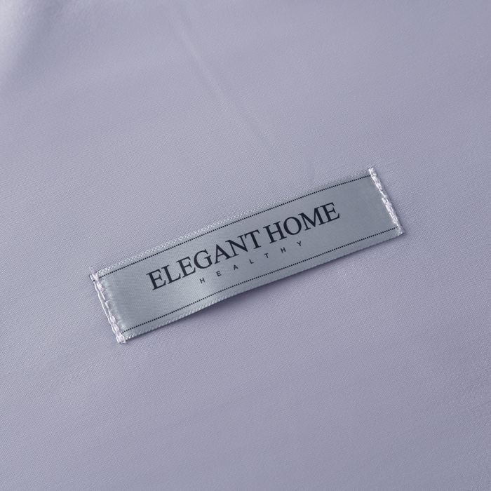 91家纺网 家纺一手货源 找家纺 凯森家纺 100支长绒棉枕套一对装家用纯色枕头套全棉纯棉高级感贡缎枕芯套30x5040X60cm48x74单人 烟灰紫