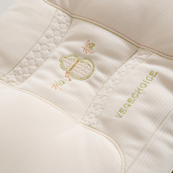 91家纺网 家纺一手货源 找家纺 微枕芯  2025新款柏福系列-草本养生牵引枕 分区儿童款-一对装