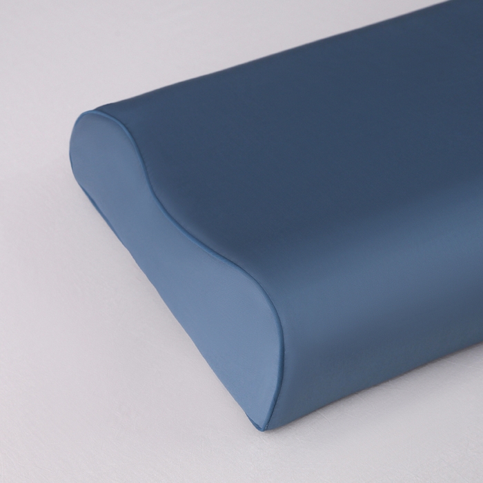 91家纺网 家纺一手货源 找家纺 凯森家纺 100支长绒棉乳胶枕套一对家用40x60cm全棉枕芯套纯棉记忆枕头套30x50高低枕内胆套35x55 群青蓝