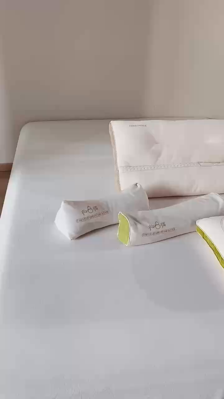 91家纺网 家纺一手货源 找家纺 （总）微枕芯  2025新款柏福系列荞麦枕-草本养生牵引枕