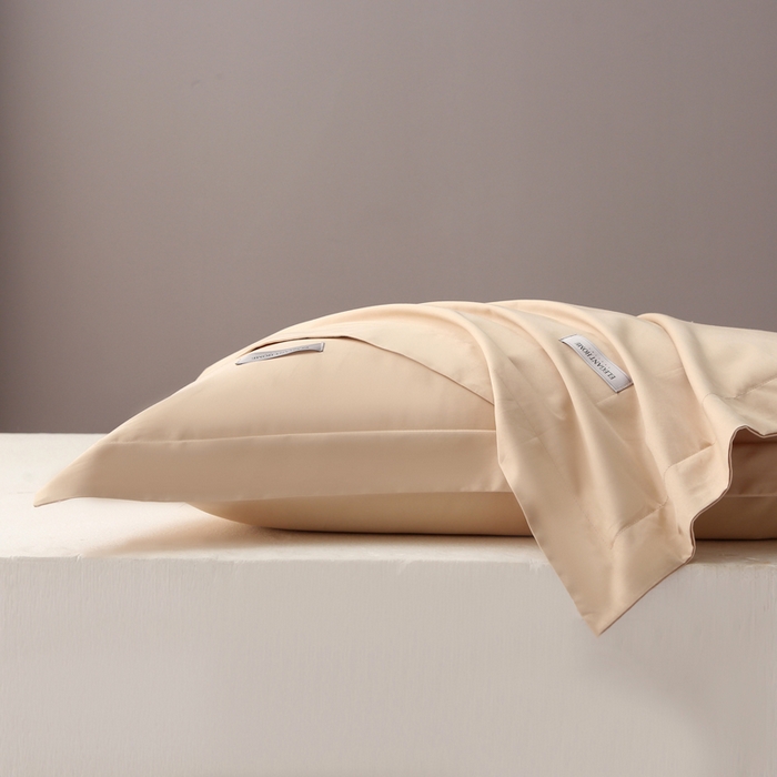 91家纺网 家纺一手货源 找家纺 （总）凯森家纺 亚朵星球同款自然凉感枕套枕头套母婴级新款记忆枕芯成人通用单只装纯色全棉枕头套100%纯棉枕皮整头套子