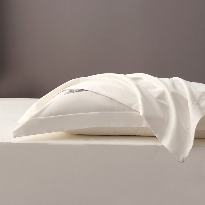 91家纺网 家纺一手货源 找家纺 （总）凯森家纺 亚朵星球同款自然凉感枕套枕头套母婴级新款记忆枕芯成人通用单只装纯色全棉枕头套100%纯棉枕皮整头套子