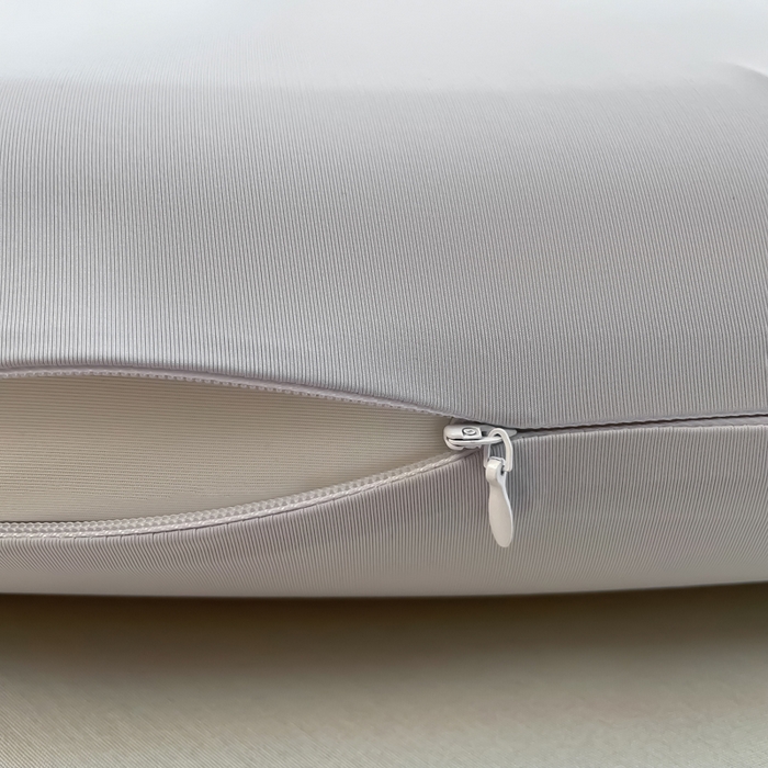 91家纺网 家纺一手货源 找家纺 凯森家纺 亚朵星球同款自然凉感枕套枕头套母婴级新款记忆枕芯成人通用单只装纯色全棉枕头套100%纯棉枕皮整头套子 自然凉感-黎明灰-单枕套