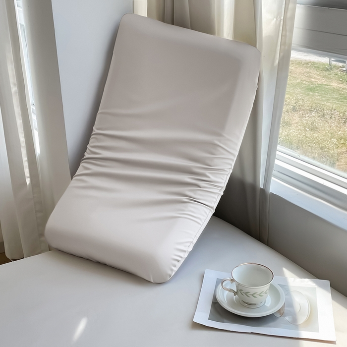 91家纺网 家纺一手货源 找家纺 凯森家纺 亚朵星球同款自然凉感枕套枕头套母婴级新款记忆枕芯成人通用单只装纯色全棉枕头套100%纯棉枕皮整头套子 100支长绒棉-都市灰-单枕套