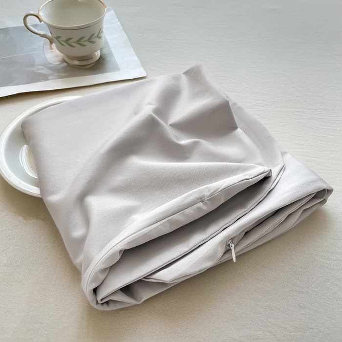 91家纺网 家纺一手货源 找家纺 凯森家纺 亚朵酒店同款星球深睡眠枕套Pro纯色全棉枕头套100%棉纯棉枕芯套成人记忆枕护颈枕套学生宿舍自然凉感 100支长绒棉-都市灰-单枕套