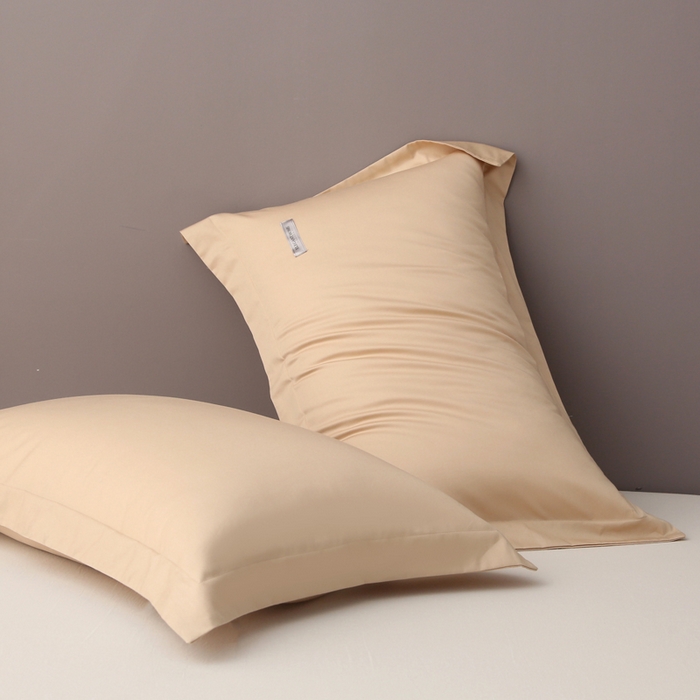 91家纺网 家纺一手货源 找家纺 凯森家纺 亚朵酒店同款星球深睡眠枕套Pro纯色全棉枕头套100%棉纯棉枕芯套成人记忆枕护颈枕套学生宿舍自然凉感 100支长绒棉-圣殿驼-单枕套