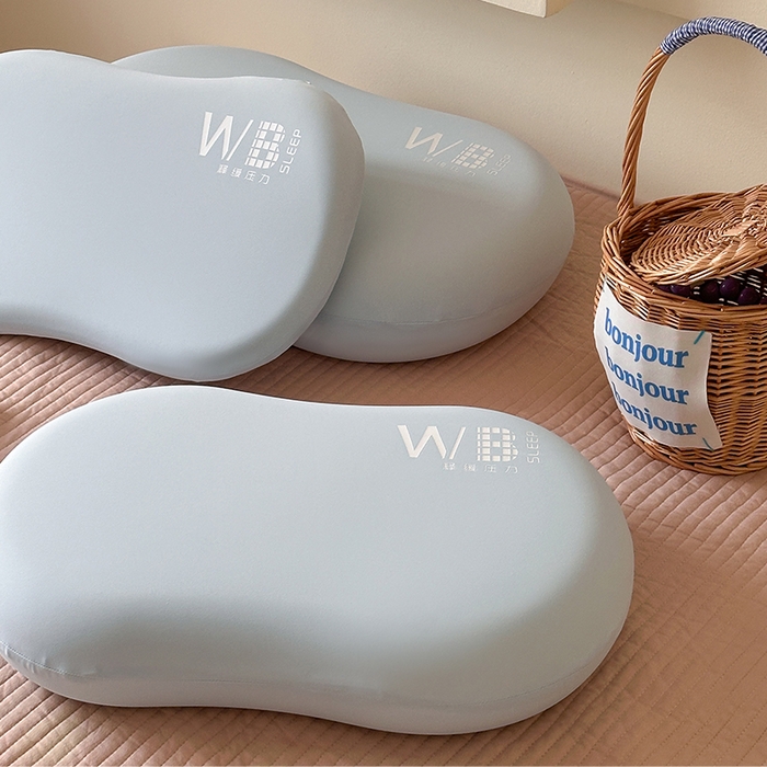 91家纺网 家纺一手货源 找家纺 （总）伟邦枕芯 2025新款胶囊小蓝0压记忆枕