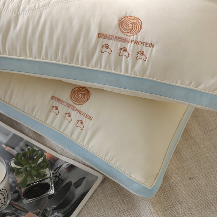 91家纺网 家纺一手货源 找家纺 （总）佳尚枕芯 2025新款羊绒蛋白护颈枕头枕芯