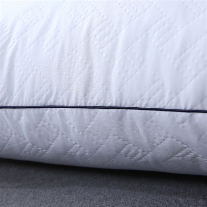 91家纺网 家纺一手货源 找家纺 佳尚枕芯 2025新款水洗枕芯家用枕头酒店宾馆枕头芯学生羽丝绒枕头枕芯 压花吊带白色 500克