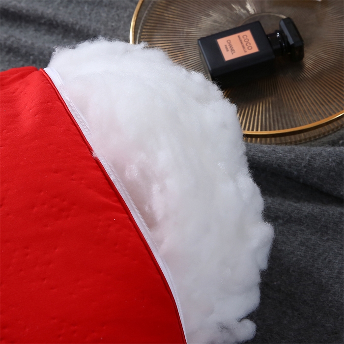 91家纺网 家纺一手货源 找家纺 佳尚枕芯 2025新款水洗枕芯家用枕头酒店宾馆枕头芯学生羽丝绒枕头枕芯 压花吊带大红 800克