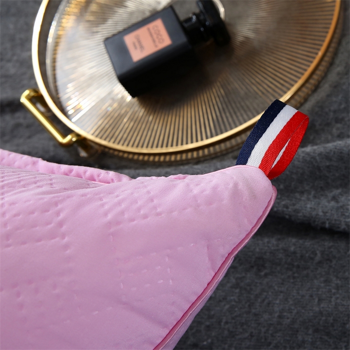 91家纺网 家纺一手货源 找家纺 佳尚枕芯 2025新款水洗枕芯家用枕头酒店宾馆枕头芯学生羽丝绒枕头枕芯 压花吊带粉红 500克