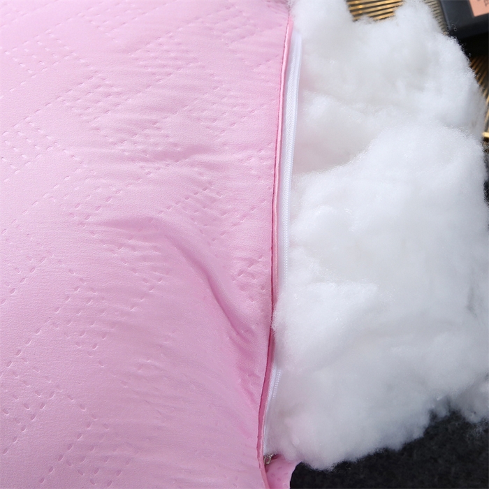 91家纺网 家纺一手货源 找家纺 佳尚枕芯 2025新款水洗枕芯家用枕头酒店宾馆枕头芯学生羽丝绒枕头枕芯 压花吊带粉红 600克