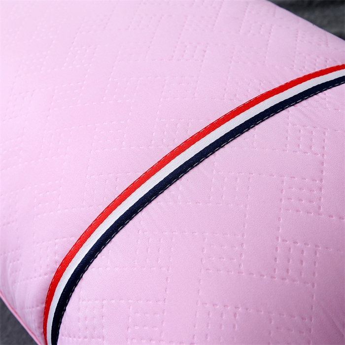 91家纺网 家纺一手货源 找家纺 佳尚枕芯 2025新款水洗枕芯家用枕头酒店宾馆枕头芯学生羽丝绒枕头枕芯 压花吊带粉红 700克 