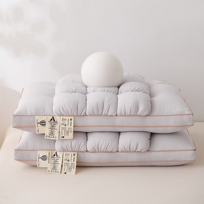 91家纺网 家纺一手货源 找家纺 佳尚枕芯 2025新款面包菠萝枕枕头枕芯 浅灰