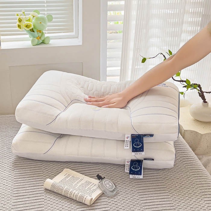 91家纺网 家纺一手货源 找家纺 （总）2025新款透气乳胶零压深睡舱枕头成人护颈椎助睡眠专用枕头枕芯