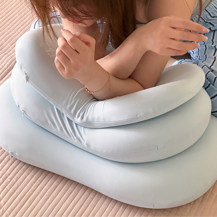 91家纺网 家纺一手货源 找家纺 （总）伟邦枕芯 2025新款胶囊小蓝0压记忆枕