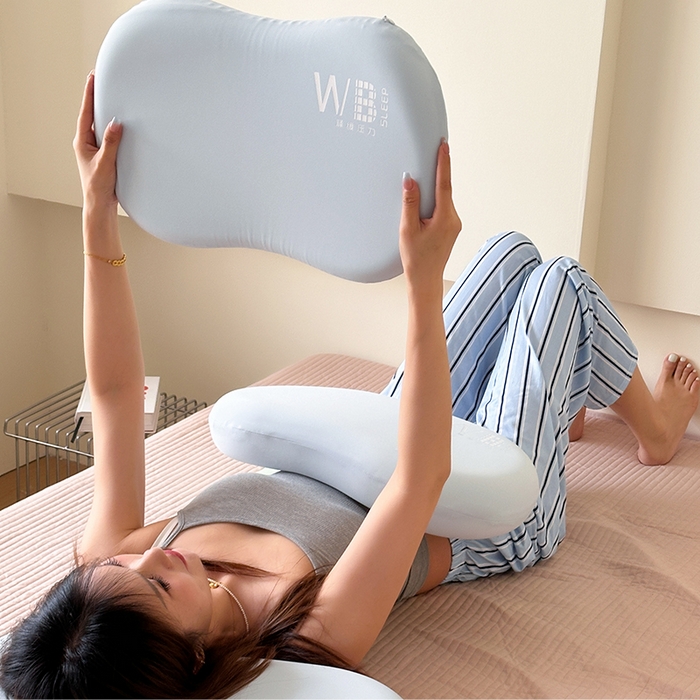 91家纺网 家纺一手货源 找家纺 （总）伟邦枕芯 2025新款胶囊小蓝0压记忆枕