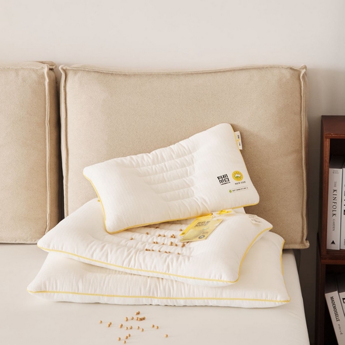 91家纺网 家纺一手货源 找家纺 （总）境月枕芯坊 2025新款有机柔豆护颈枕