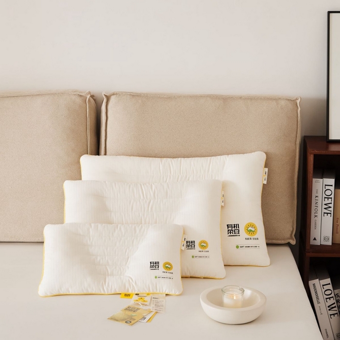 （总）境月枕芯坊 2025新款有机柔豆护颈枕