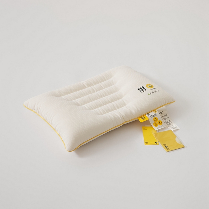91家纺网 家纺一手货源 找家纺 境月枕芯坊 2025新款有机柔豆护颈枕 有机柔豆护颈枕-学生款40*60cm