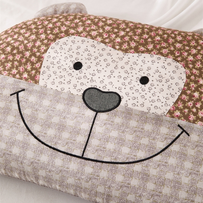 91家纺网 家纺一手货源 找家纺 芯洲2025新款荞麦枕全棉直播爆款可爱萌趣大嘴猴枕头成人学生枕头枕芯 大嘴猴-咖35*55