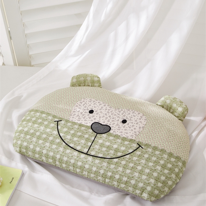芯洲2025新款荞麦枕全棉直播爆款可爱萌趣大嘴猴枕头成人学生枕头枕芯 大嘴猴-绿35*55