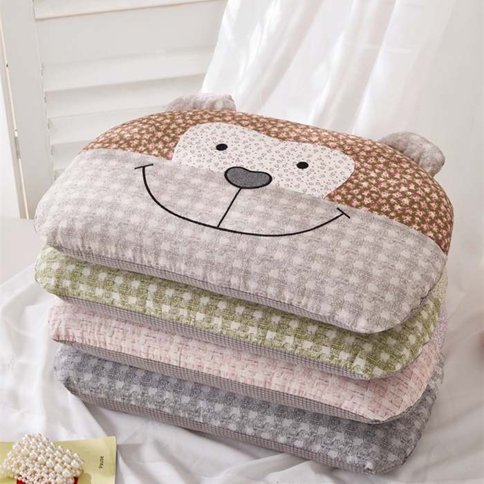 91家纺网 家纺一手货源 找家纺 芯洲2025新款荞麦枕全棉直播爆款可爱萌趣大嘴猴枕头成人学生枕头枕芯 大嘴猴-灰35*55