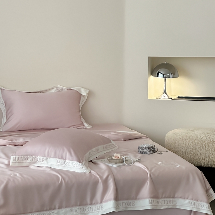 91家纺网 家纺一手货源 找家纺 汇庭 2025新款蒂普特夏被 粉色