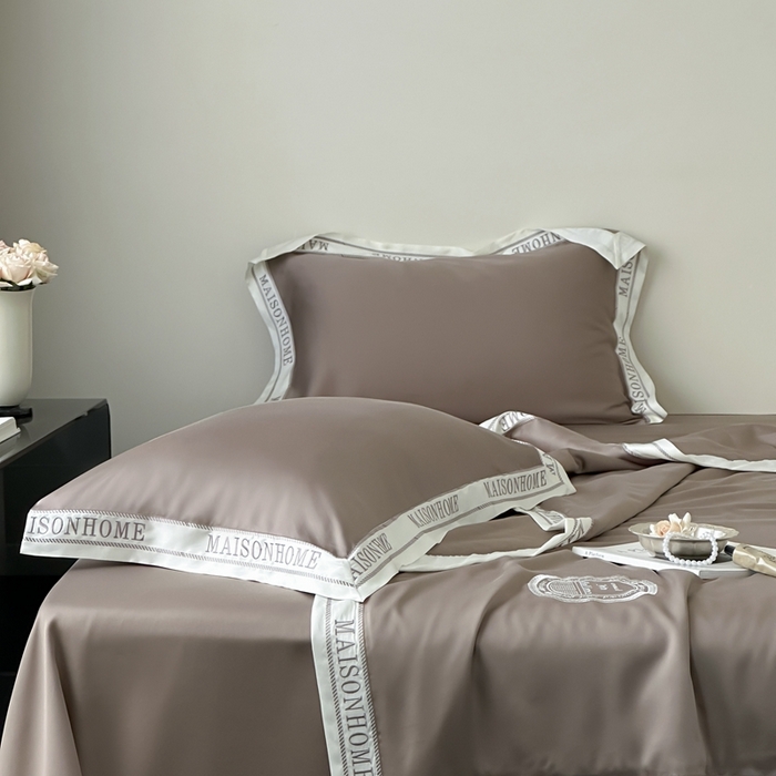 91家纺网 家纺一手货源 找家纺 汇庭 2025新款蒂普特夏被 咖色