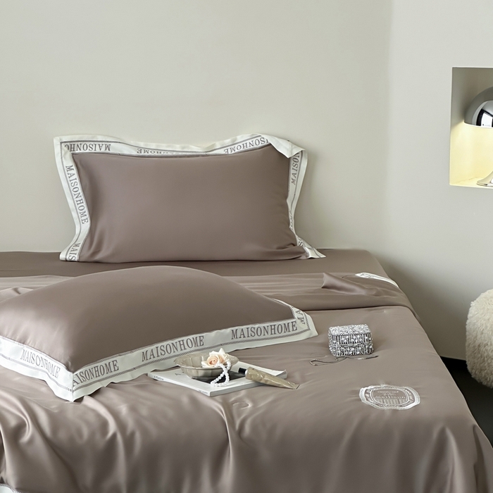 91家纺网 家纺一手货源 找家纺 汇庭 2025新款蒂普特夏被 咖色