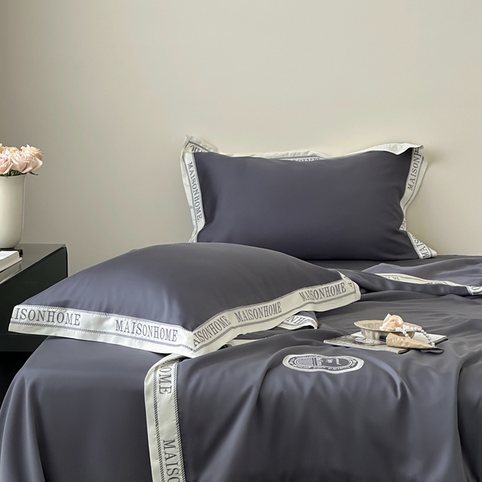 91家纺网 家纺一手货源 找家纺 汇庭 2025新款蒂普特夏被 深灰