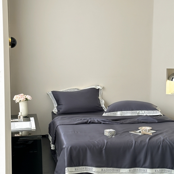 91家纺网 家纺一手货源 找家纺 汇庭 2025新款蒂普特夏被 深灰