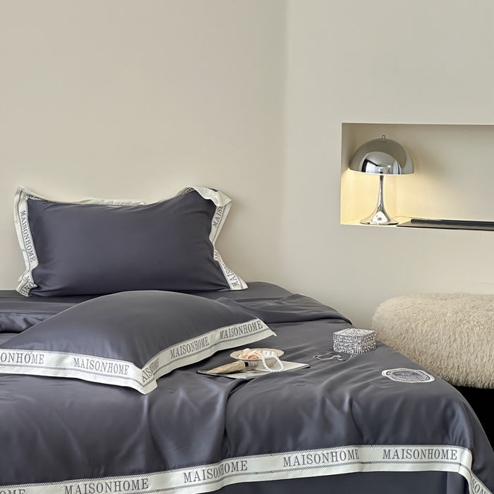 91家纺网 家纺一手货源 找家纺 汇庭 2025新款蒂普特夏被 深灰