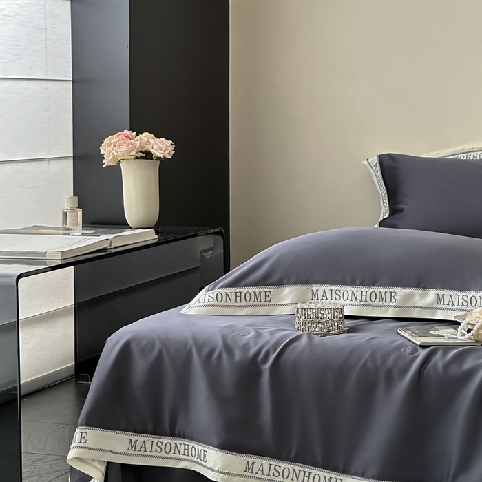 91家纺网 家纺一手货源 找家纺 汇庭 2025新款蒂普特夏被 深灰