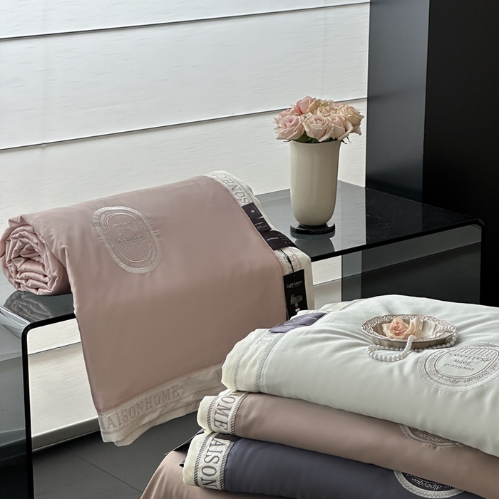 91家纺网 家纺一手货源 找家纺 汇庭 2025新款蒂普特夏被 叠拍组合（仅供参考）