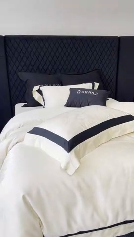 91家纺网 家纺一手货源 找家纺 馨蕊家居 2025新款高精密天丝棉提花流金岁月系列四件套 天丝棉流金岁月-香槟