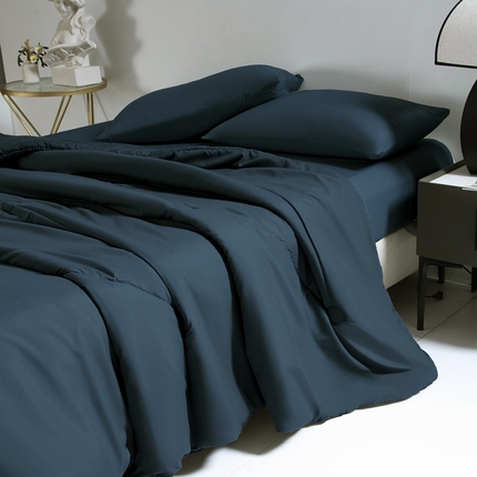 91家纺网 家纺一手货源 找家纺 （总）喜歌家居 2025新款针织棉大豆纤维夏被件套