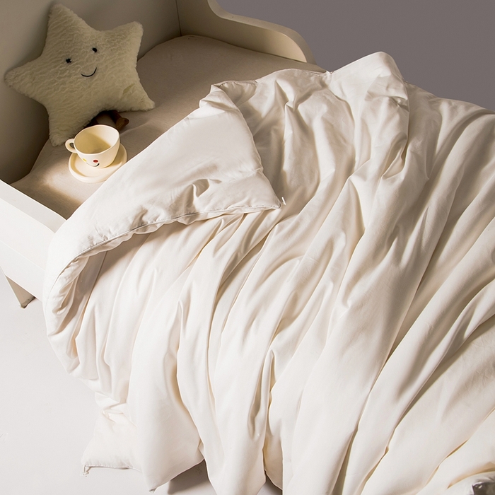 91家纺网 家纺一手货源 找家纺 鑫田家纺 婴幼儿蚕丝被100%桑蚕丝长丝全棉卡通幼儿园被芯夏被春秋被冬被  桑蚕丝纯被芯-本白色