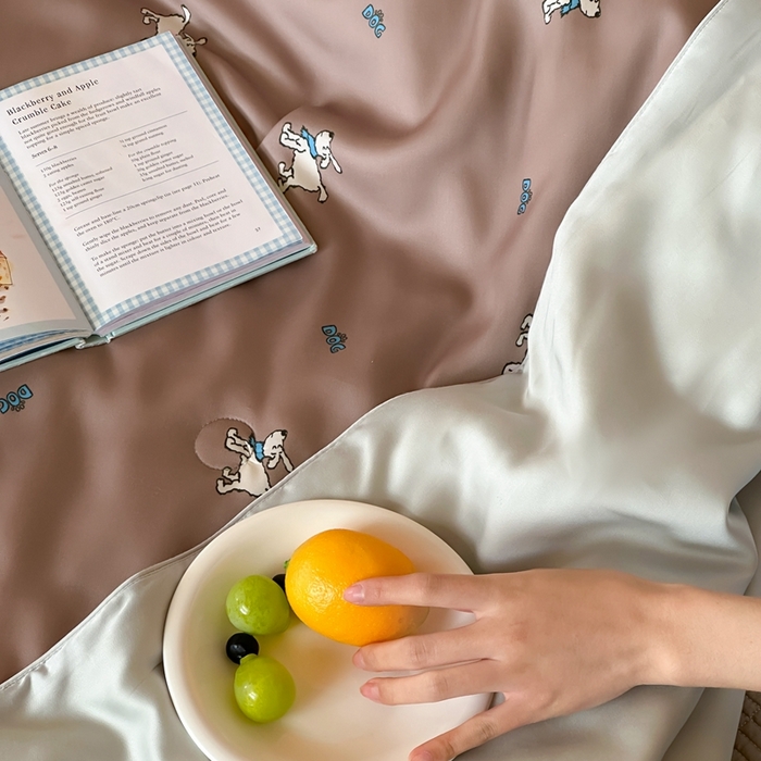 91家纺网 家纺一手货源 找家纺 汇庭2025新款奇趣夏被 马普尔棕