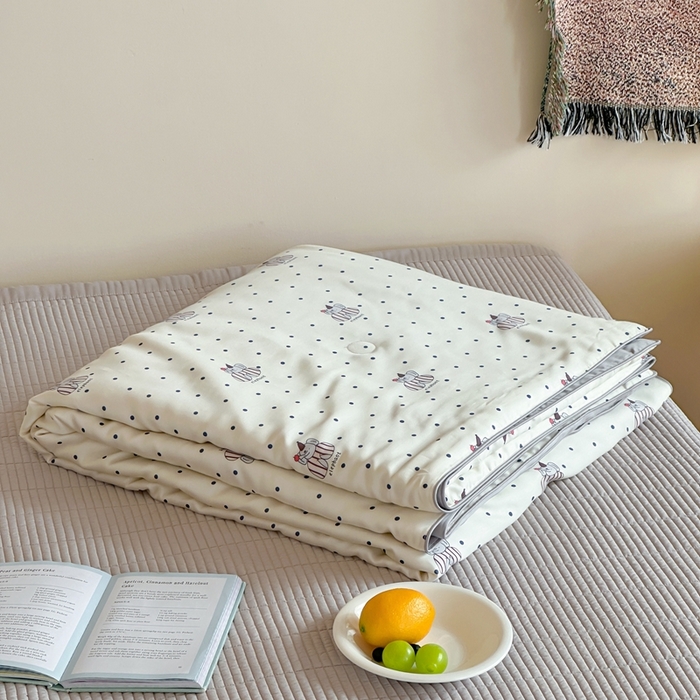 91家纺网 家纺一手货源 找家纺 汇庭2025新款奇趣夏被 泡泡小象