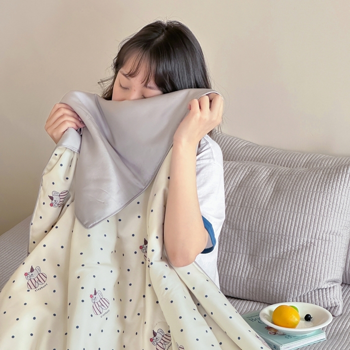 91家纺网 家纺一手货源 找家纺 汇庭2025新款奇趣夏被 泡泡小象