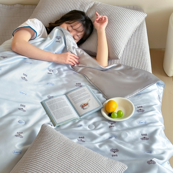 91家纺网 家纺一手货源 找家纺 汇庭2025新款奇趣夏被 瑞拉