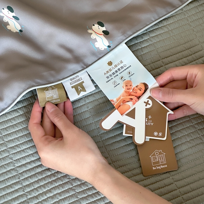 91家纺网 家纺一手货源 找家纺 汇庭2025新款奇趣夏被 小狗嘟比