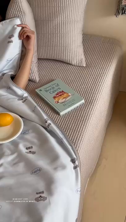 91家纺网 家纺一手货源 找家纺 汇庭2025新款奇趣夏被 小狗嘟比